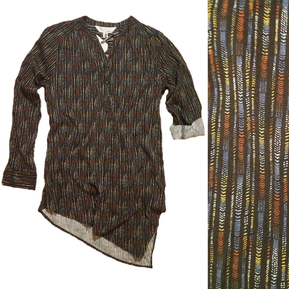 Magnolia Grace Lehman asymmetrical long sleeve top